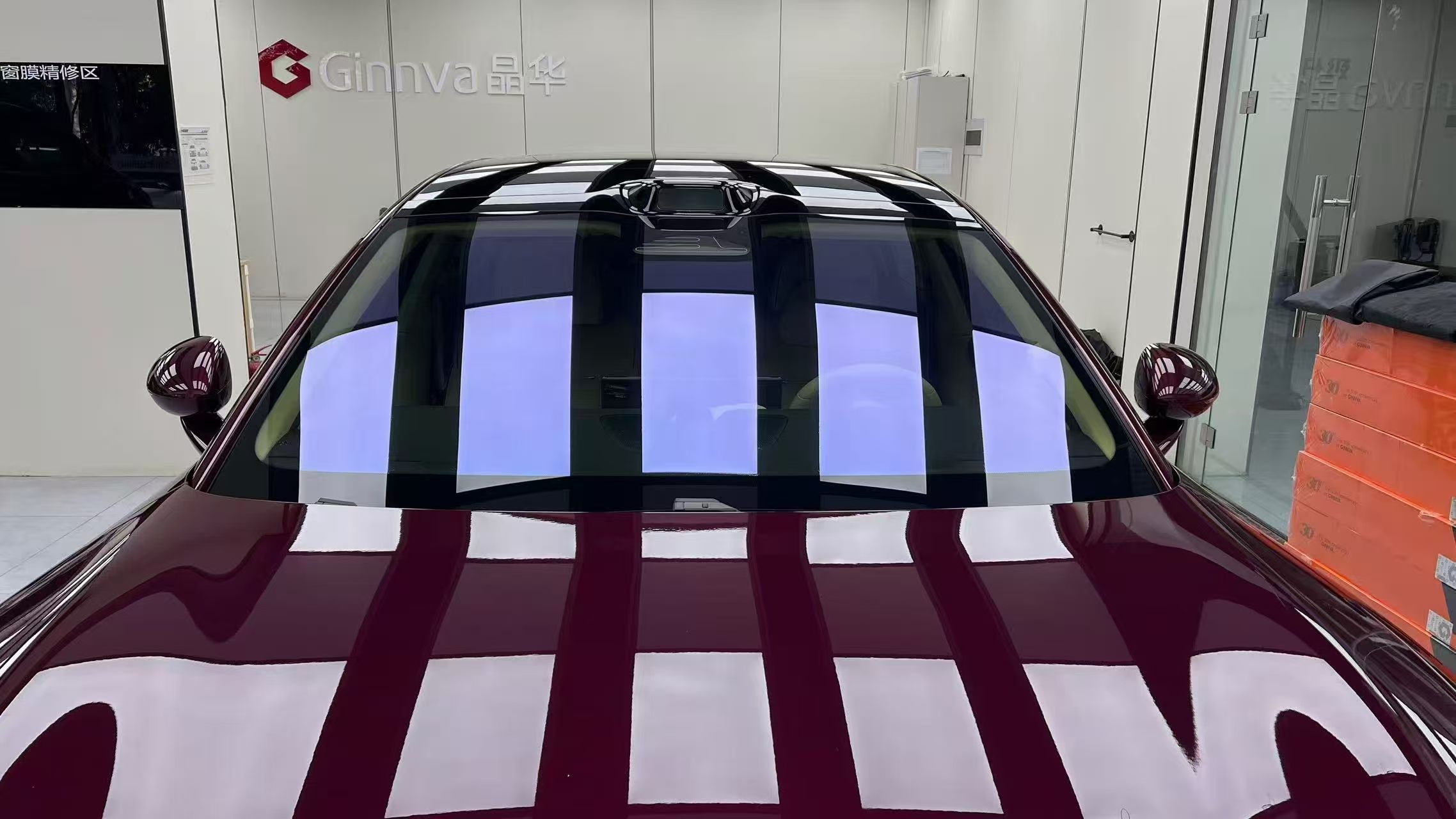 车窗隔热膜丨享界S9T-晶华紫微70施工案例